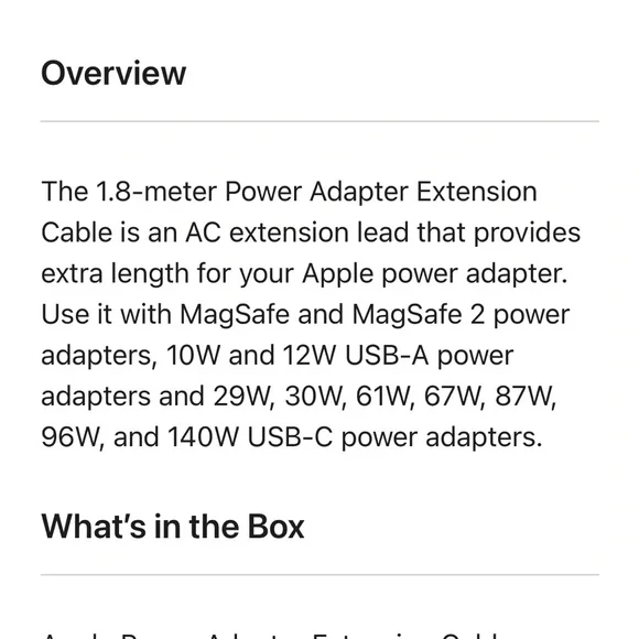 MacBook Extension Cord - Picture 5 of 5